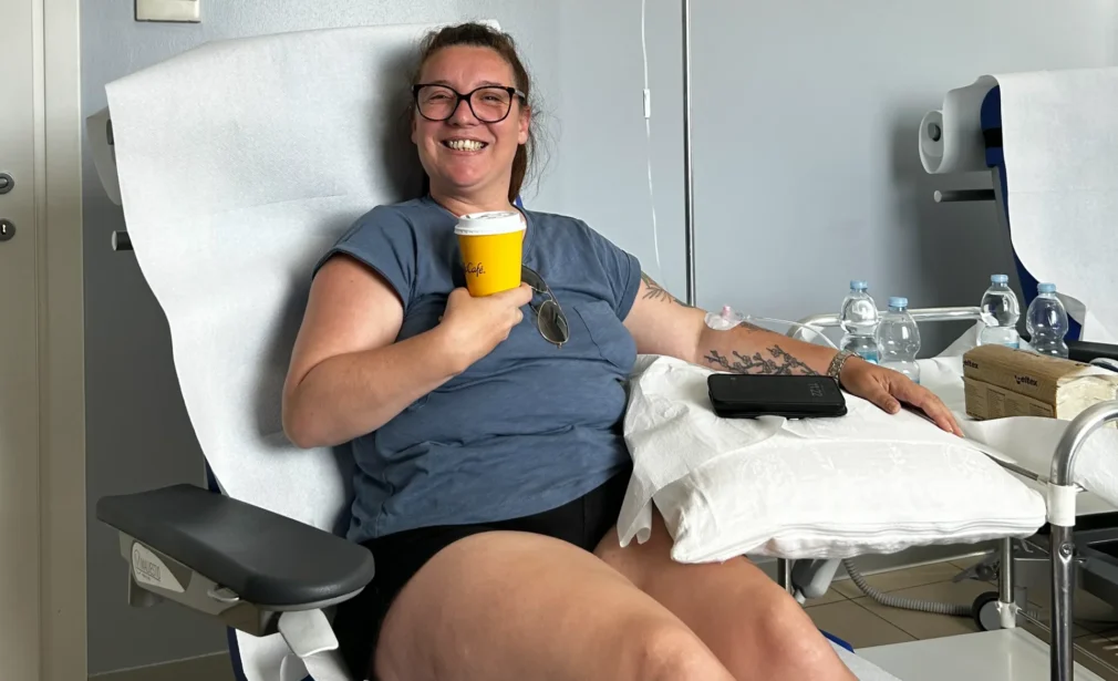 CRPS Support patient getting Neridronate infusions in Italy