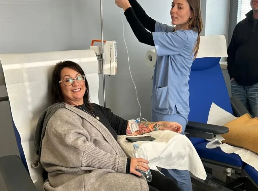 CRPS Patient from USA happy to undergo the Neridronate Infusions in Italy