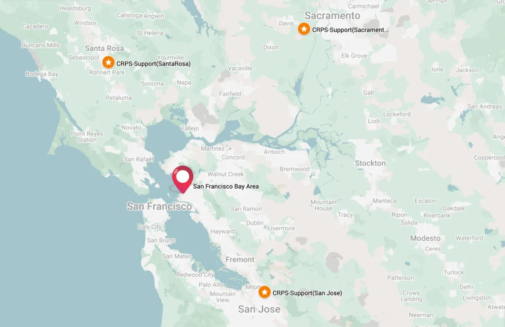 California Map CRPS Support