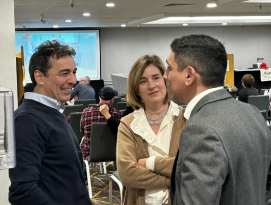 CRPS Support Coordinators Nicolò and Carla at the healthcare summit in California