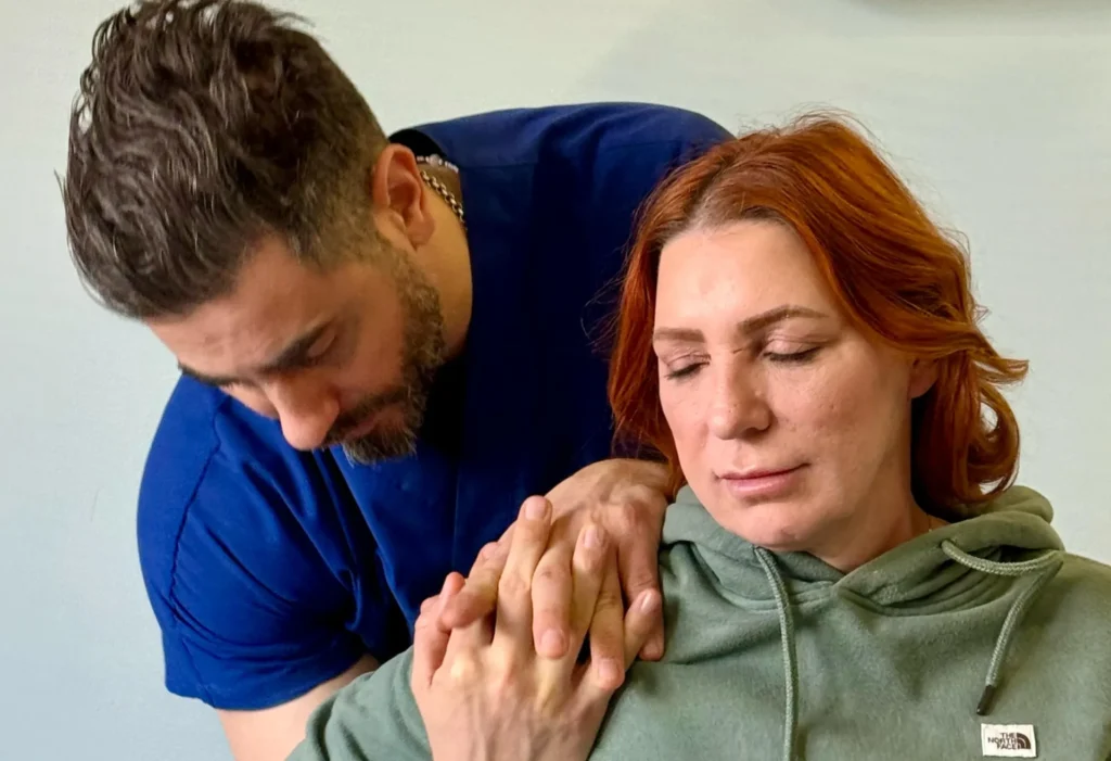 CRPS Support Patient getting Physical therapy in Italy